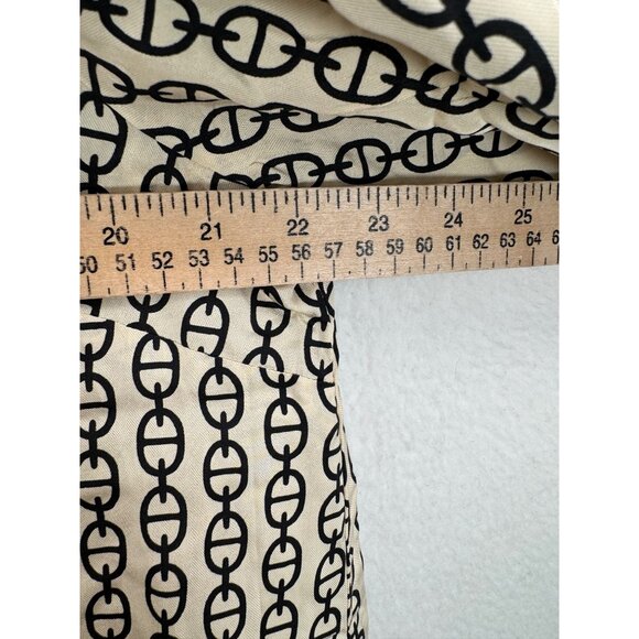 J.Crew Amelia popover shirtdress in vintage links prints peplum preppy‎ sz l - Picture 7 of 9